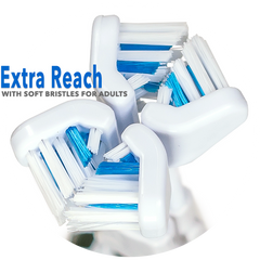 30 Second Smile Extra Reach Standard Soft Replacement Brush Heads